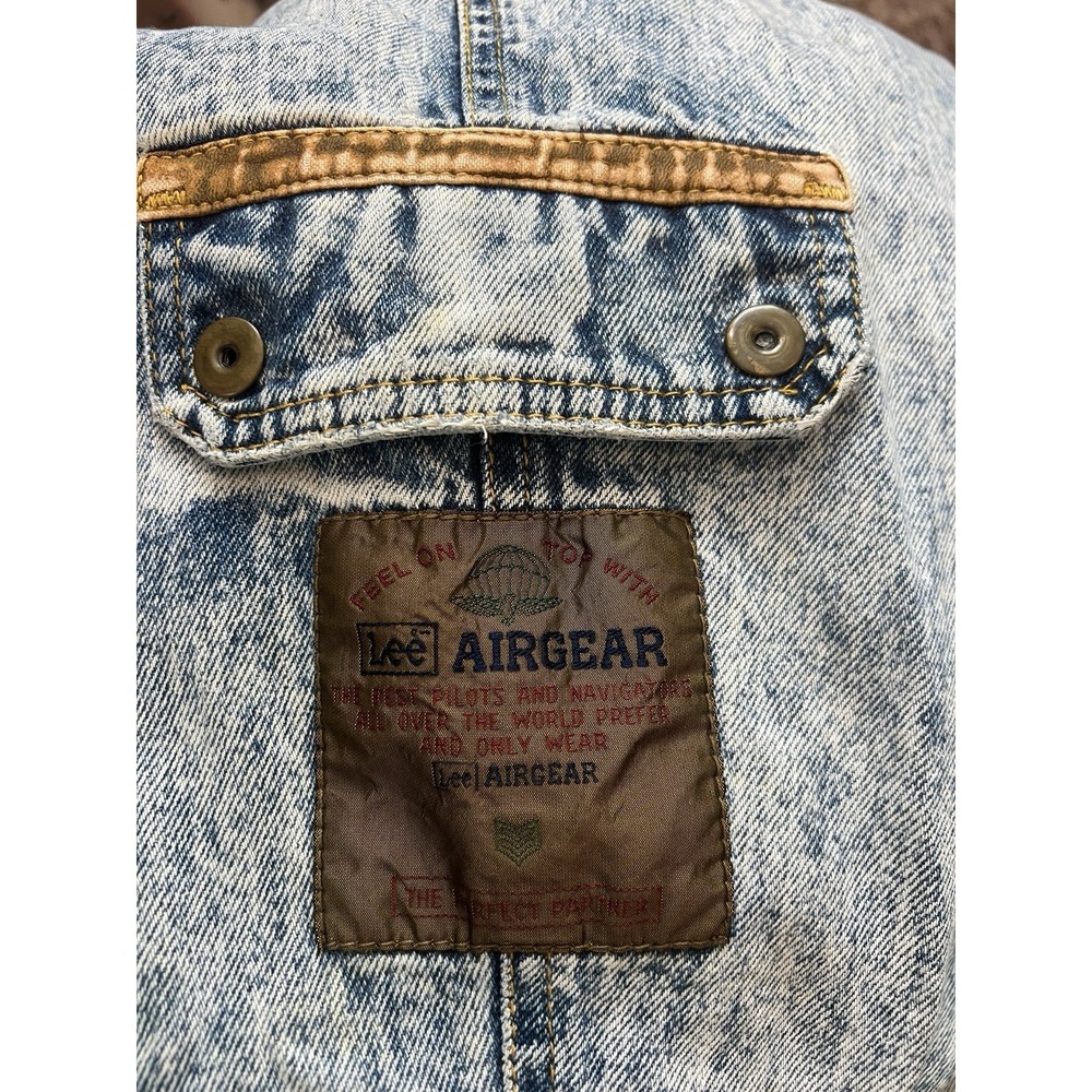 Lee Airgear Jeans Sz 20 W28 L31 28x31 Vintage 1990 80s Acid Wash Pleated Balloon